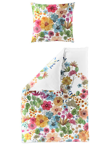 Bierbaum Satin-Bettwäsche-Set in Bunt