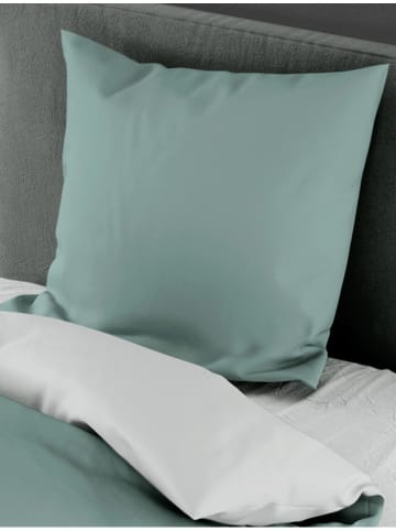 Bierbaum Renforcé beddengoedset grijs/groen