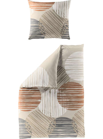 Bierbaum Renforcé-Bettwäsche-Set in Beige