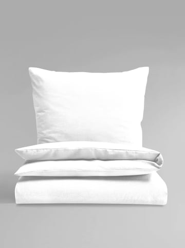 Bierbaum Komplet pościeli w kolorze białym z kory