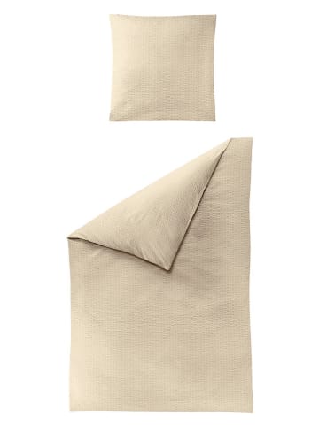 Bierbaum Biber-Bettwäsche-Set in Beige