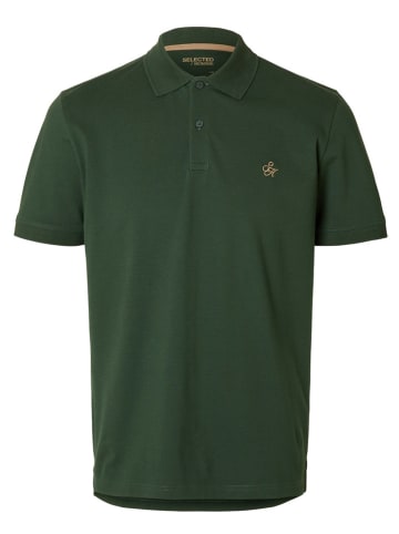 SELECTED HOMME Koszulka polo w kolorze zielonym