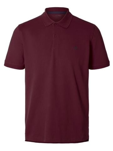 SELECTED HOMME Koszulka polo w kolorze bordowym