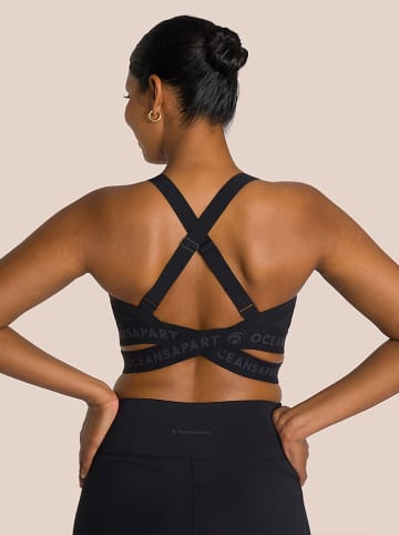 OCEANSAPART Sport-BH "Beauty" - Medium in Schwarz