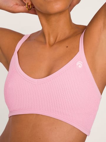 OCEANSAPART Sport-BH "Fleur Pleated" - Medium in Rosa