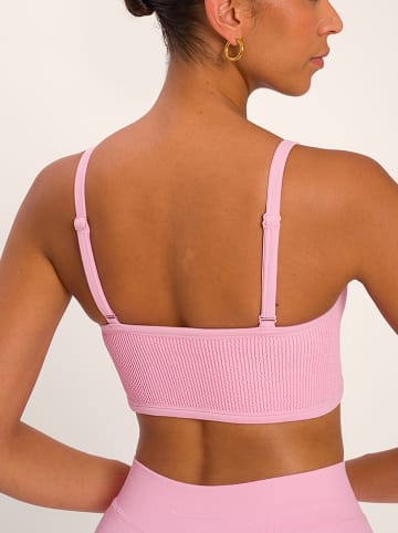 OCEANSAPART Sport-BH "Fleur Pleated" - Medium in Rosa