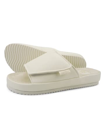 Flip Flop Pantoletten "Velcro" in Weiß