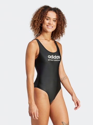 adidas Badeanzug in Schwarz