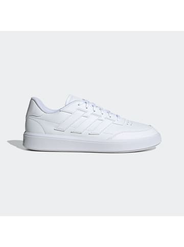 adidas Sneakersy "Courtblock" w kolorze białym