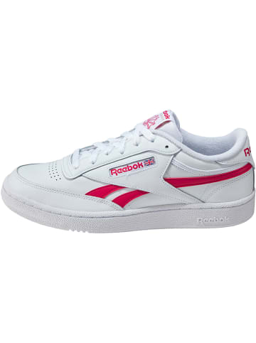 Reebok Leren sneakers "Club C Revenge" wit/rood