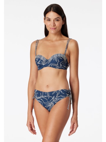Schiesser Bikini donkerblauw/wit