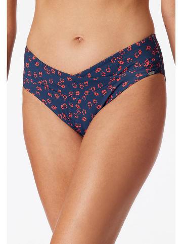 Schiesser Bikinislip donkerblauw/rood