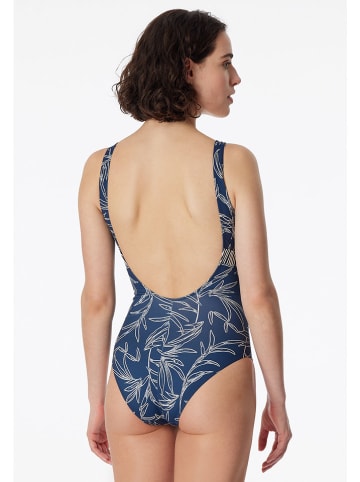 Schiesser Badpak blauw