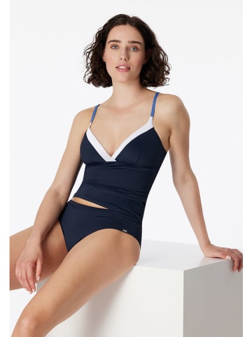 Schiesser Tankini w kolorze granatowym