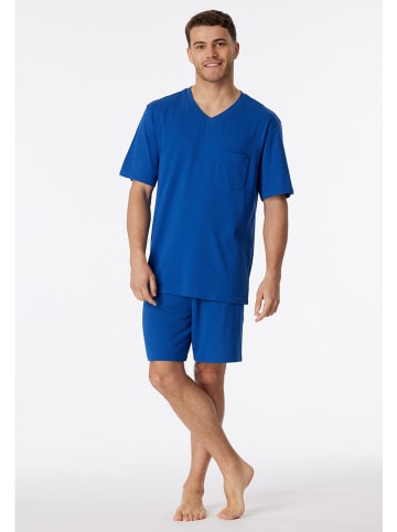 Schiesser Pyjama in Blau