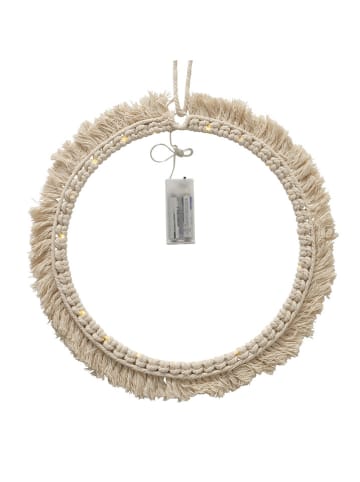 Boltze Zawieszki dekoracyjne LED (2 szt.) "Wilga" w kolorze jasnobrązowym - 35 cm