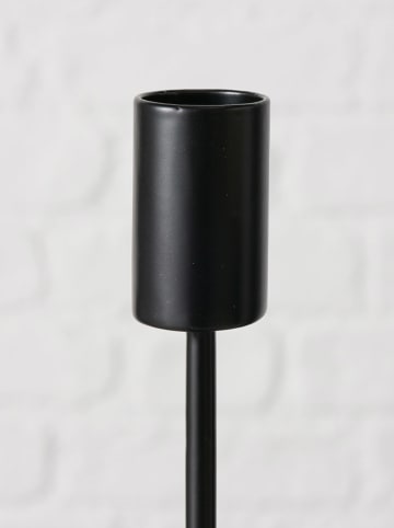Boltze Kerzenleuchter "Junto" in Schwarz - (H)29 cm