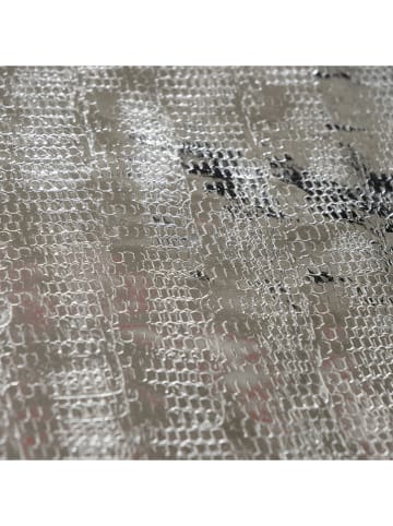Boltze 2-delige set: decoratieve dienbladen "Passia" zilverkleurig