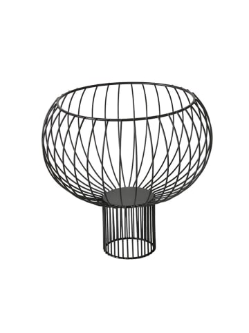 Boltze Decoratieve schaal "Simone" zwart - (H)23,5 cm