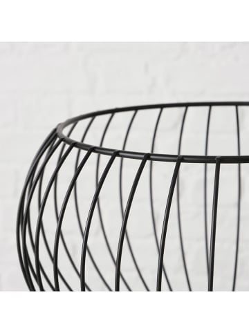 Boltze Decoratieve schaal "Simone" zwart - (H)23,5 cm