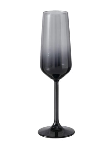 Boltze Champagneglas "Malinio" grijs - (H)22.5 cm