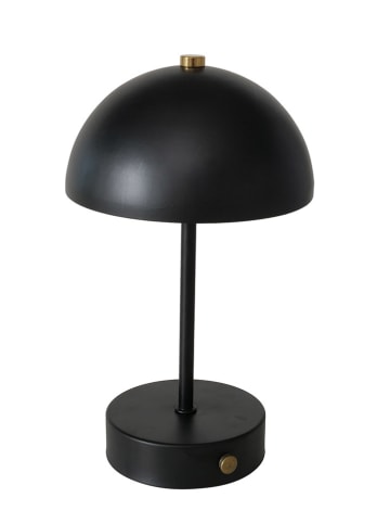 Boltze LED-Tischleuchte "Petunia" in Schwarz - (H)26 cm
