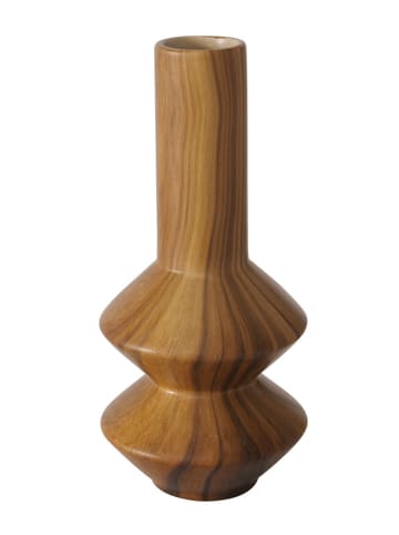 Boltze Wazon "Wilhelmy" w kolorze jasnobrązowym - wys. 29 x Ø 13 cm