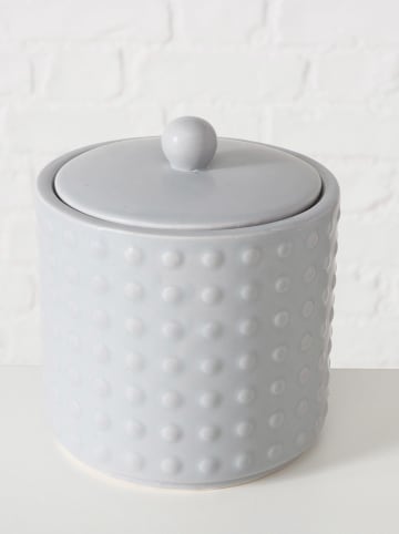 Boltze 2-delige set: voorraadpotten "Marana" lichtroze/geel - (H)12 cm