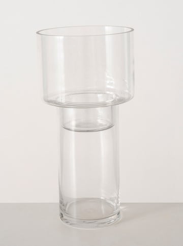Boltze Windlicht "Elano" transparant - (H)30 x Ø 15 cm