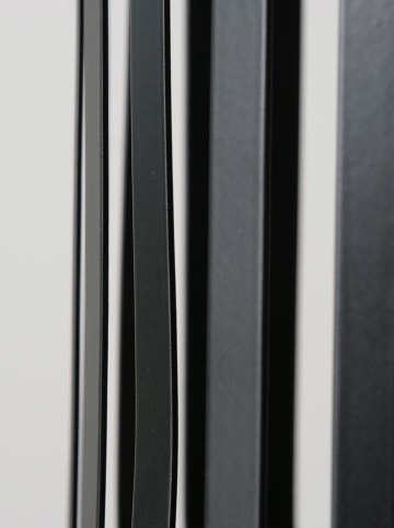 Boltze Windlicht "Viki" in Schwarz - (H)12 x Ø 10 cm