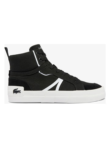 Lacoste Skórzane sneakersy w kolorze czarnym