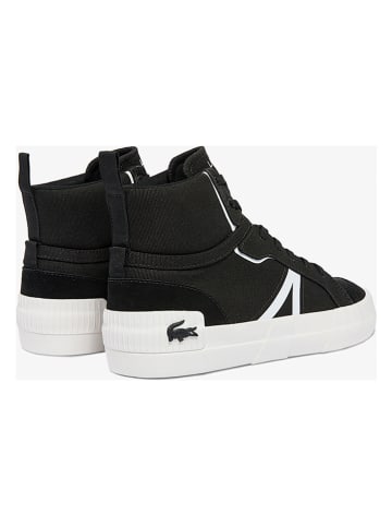 Lacoste Leder-Sneakers in Schwarz