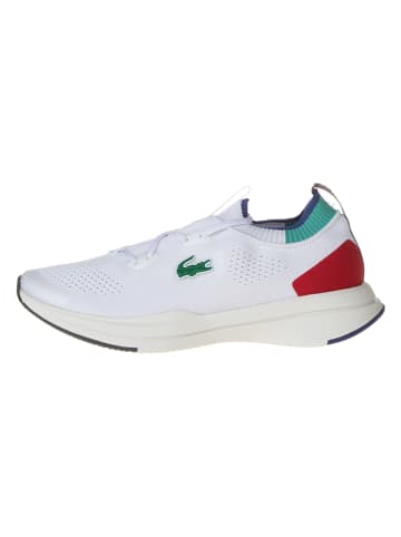 Lacoste Sneakers in Weiß/ Rot