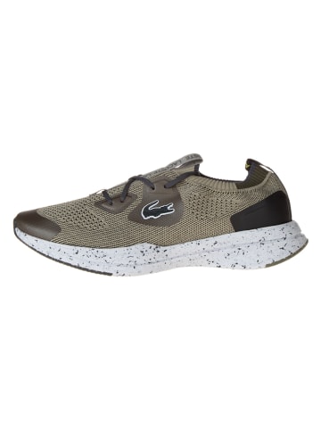 Lacoste Sneakers kaki/zwart