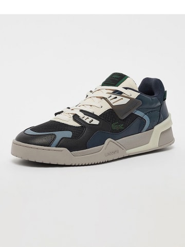 Lacoste Skórzane sneakersy w kolorze granatowo-czarnym