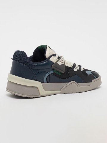 Lacoste Skórzane sneakersy w kolorze granatowo-czarnym