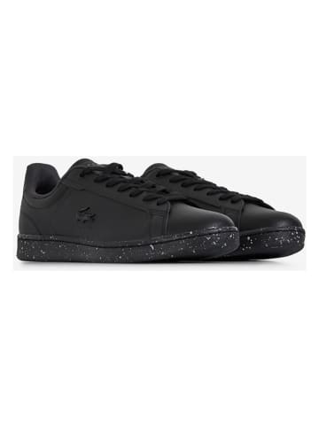 Lacoste Skórzane sneakersy w kolorze czarnym