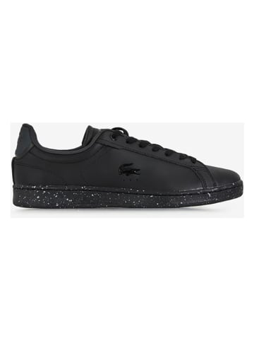 Lacoste Leder-Sneakers in Schwarz
