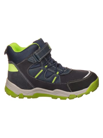 Lurchi Buty trekkingowe w kolorze czarno-granatowo-zielonym