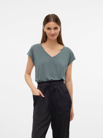 Vero Moda Shirt in Grau/ Grün