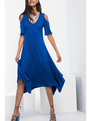 Milan Kiss Jurk blauw