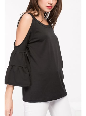 Milan Kiss Bluse in Schwarz