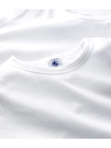 PETIT BATEAU 2er-Set: Shirts in Weiß