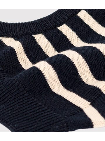 PETIT BATEAU Bivakmuts donkerblauw/crème