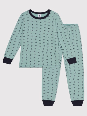 PETIT BATEAU Pyjama in Türkis