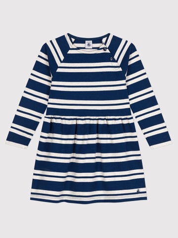PETIT BATEAU Jurk donkerblauw/wit