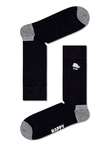 Happy Socks Skarpety (4 pary) w kolorze biało-czarnym