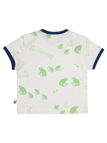 loud + proud Shirt wit/groen/donkerblauw