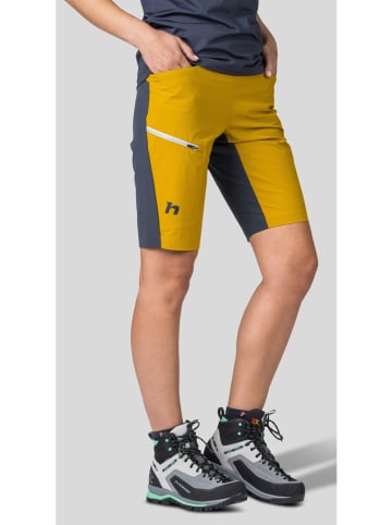 Hannah Funktionsshorts "Torres" in Gelb/ Dunkelblau