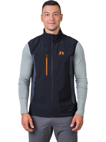 Hannah Softshellbodywarmer "Carsten" antraciet/donkerblauw